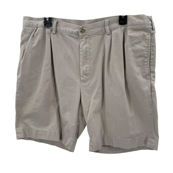 Polo By Ralph Lauren Classic Fit Pleated 9" Khaki Shorts Mens Size 38 - Picture 1 of 8